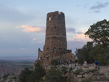 The Desert View Watchtower.