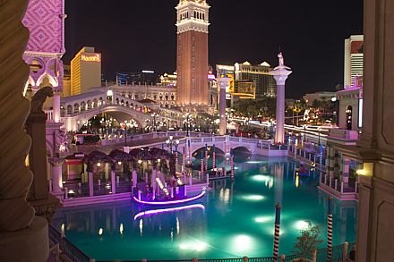 The Venetian in Las Vegas.