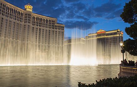 The Bellagio en Caesars Palace.