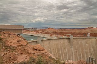 Glen Canyon Dam.