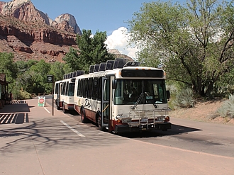 Shuttlebussen.