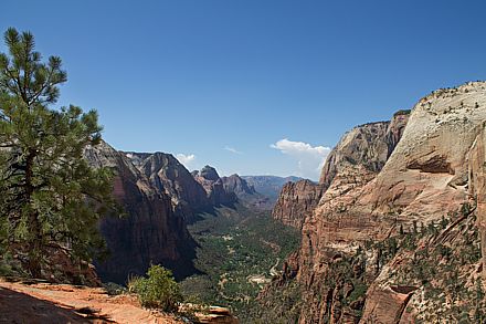 Zion Canyon vanaf Angels Landing.